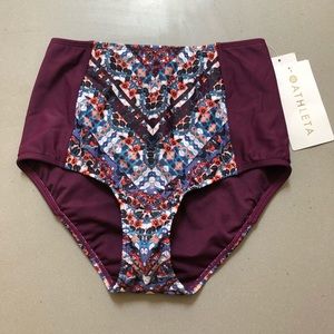 NWT Athleta Marrakesh High Waist Swim Bottom S
